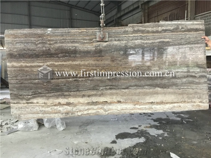 High Quality Silver Travertine Slabs,Tiles
