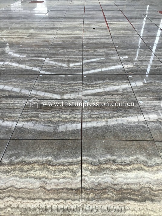 Hot Sale Silver Travertine Slabs for Covering