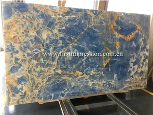 New Polished Pakistan Blue Onyx Stone Slabs,Tiles