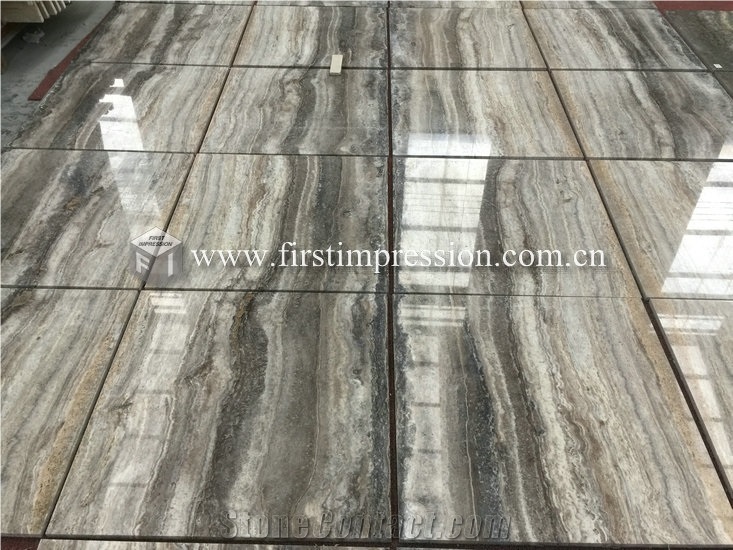 Silver Grey Travertine Tiles&Slabs for Interior