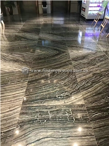 Silver Wave Marble Slabs for Covering