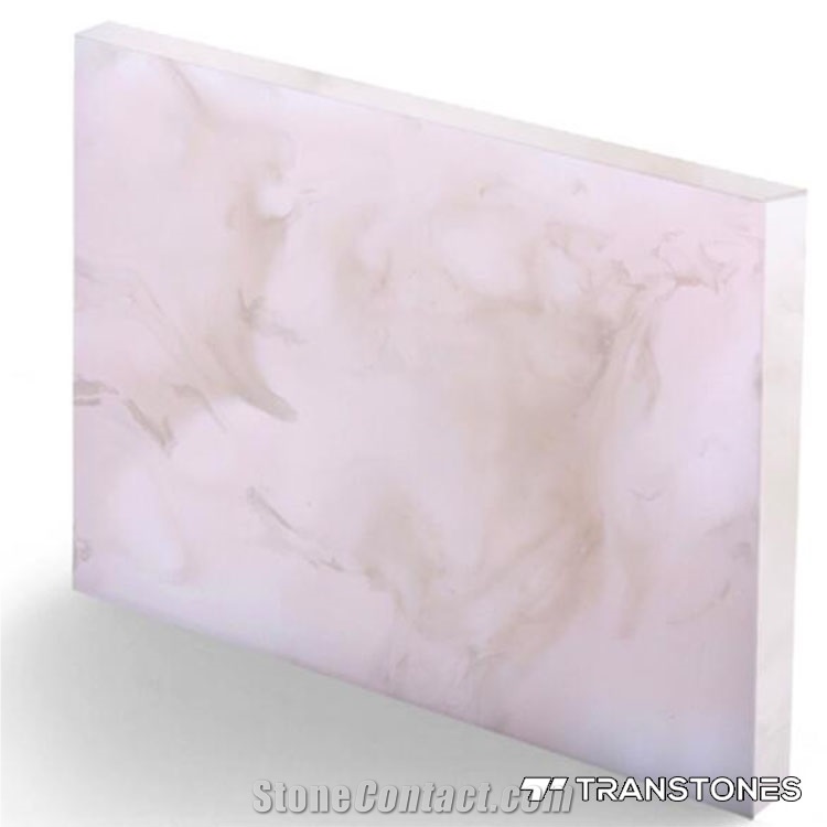 Backlit Stone Price for Interior Curve Wall Panel