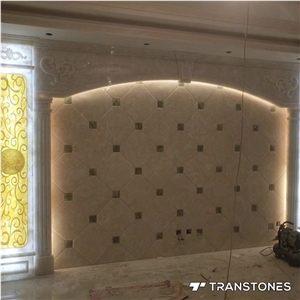 Faux Stone Panels for Office Interior Decoration