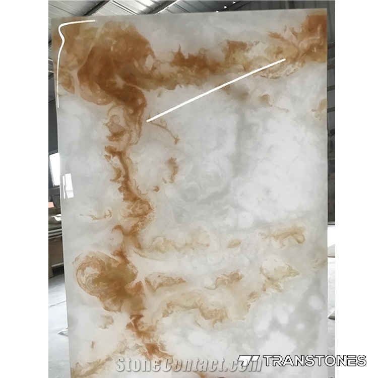 Hot Sale Translucent Polished Artificial Onyx