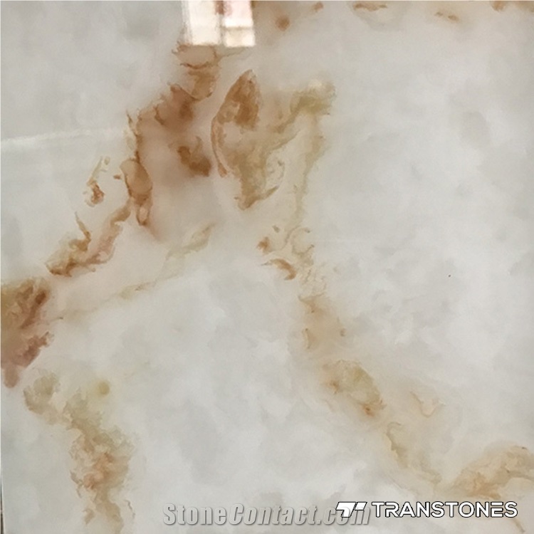 Hot Sale Translucent Polished Artificial Onyx