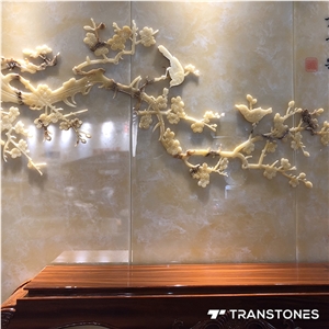 Translucent Faux Alabaster Sheet for Wall Decors