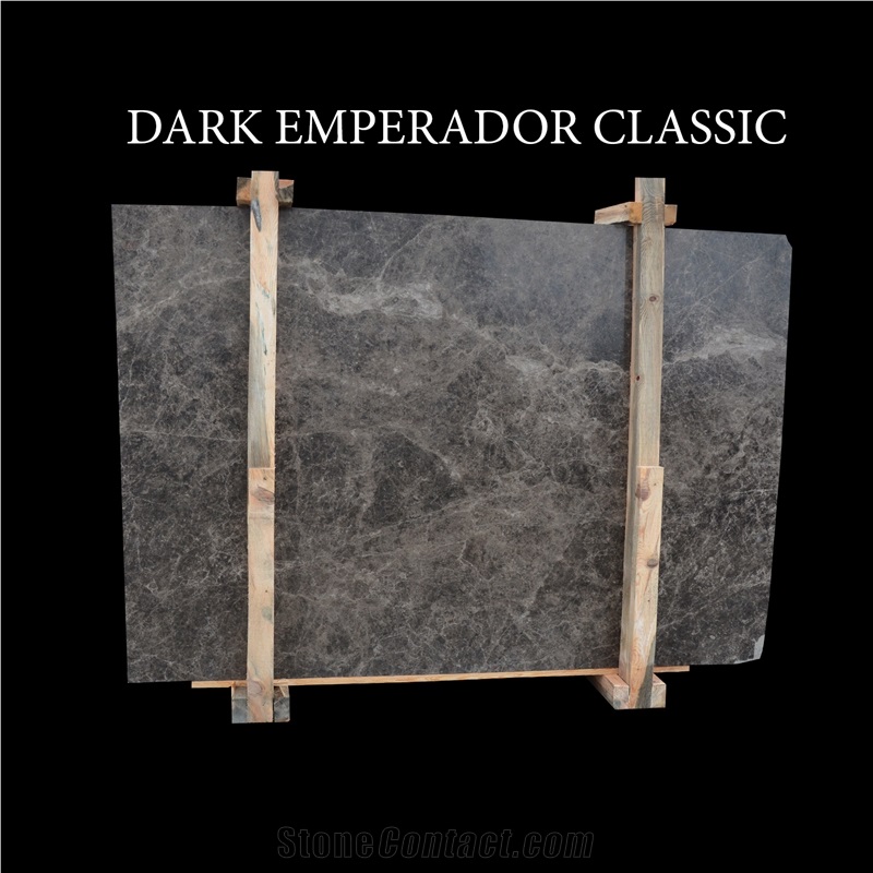 Dark Emperador Classic Marble Slabs