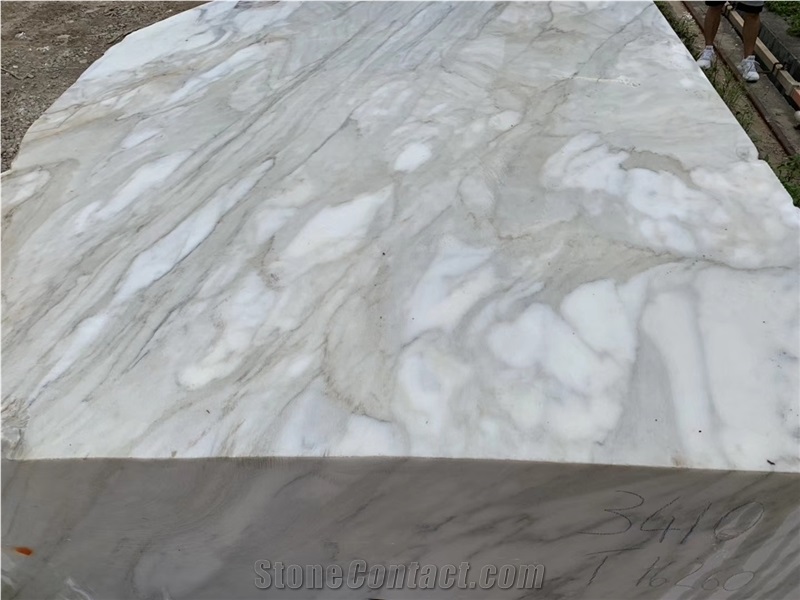 Bianco Calacatta Pearl Marble Slab Wall Tile Stone