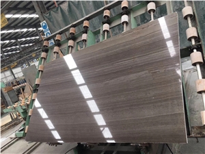 China Coffee Wood Marble Slab Tile for Floor Wall