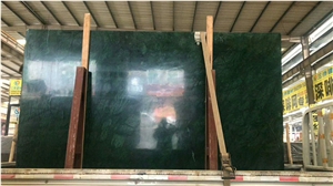 Forest Dark Green Marble Slabs Floor Tiles