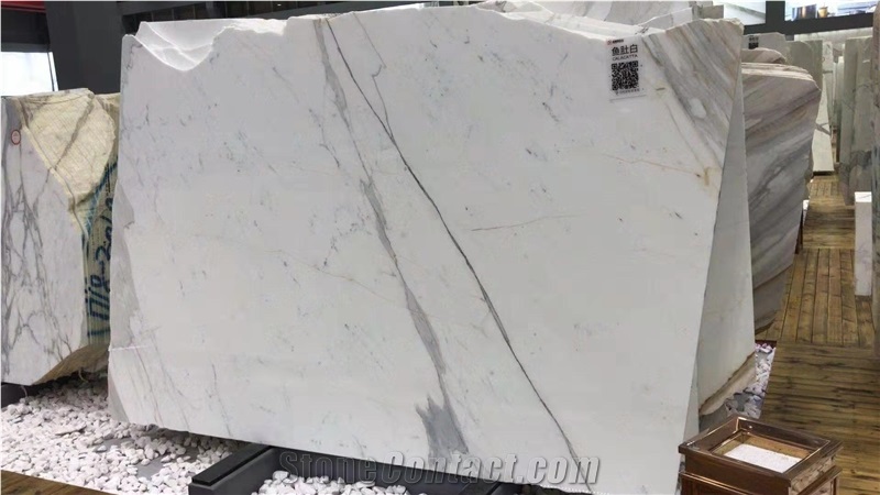Italy Blanco Carrara Statuario White Marble Slab