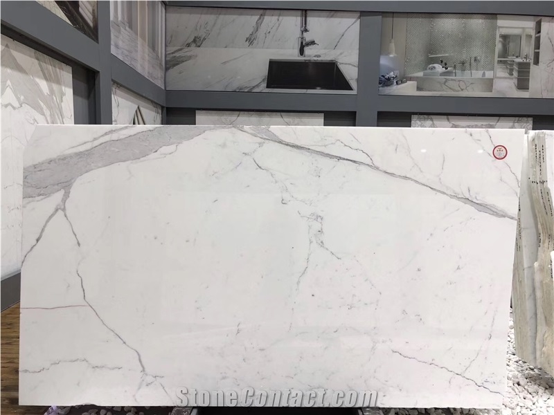 Italy Blanco Carrara Statuario White Marble Slab