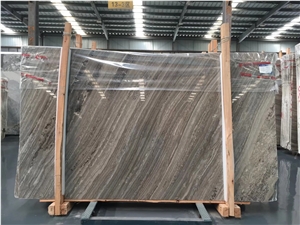 New Brown Color Kirin Wood Grain Marble in China