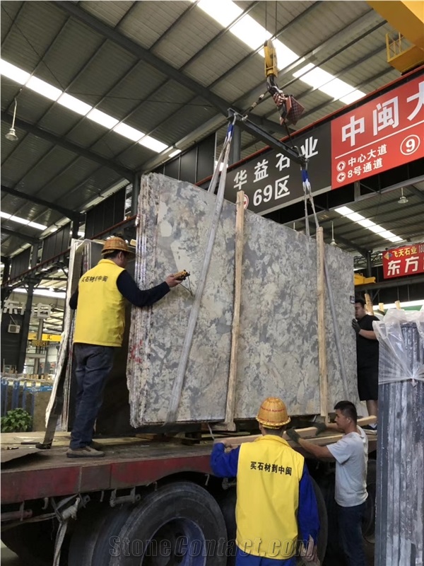 Peacock Green Marble in China Marble Slab Tile
