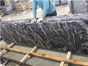 Grey Granite Stone,China Juparana Slabs Tile