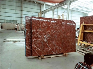 Rose Red Marble Slabs and Tiles