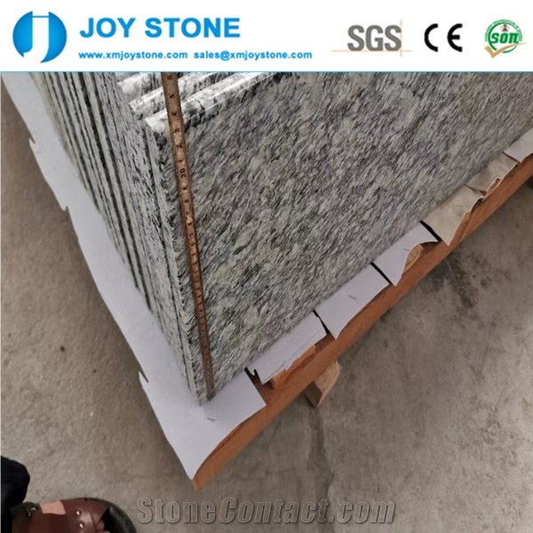 Polished China Sea Wave White Granite Stair