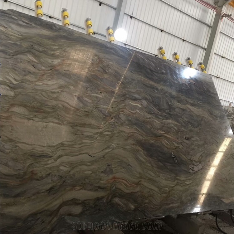 Brazilian Fusion Quartzite Natural Silk Stone Slab