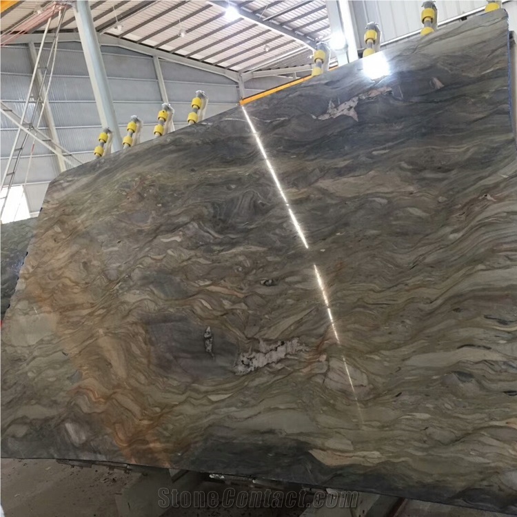 Brazilian Fusion Quartzite Natural Silk Stone Slab