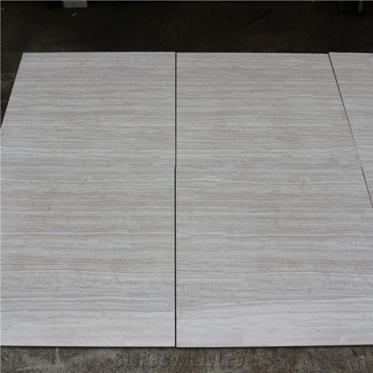 China Silver White Serpeggiante Marble Tile