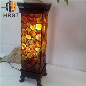 Custom Design Table Lamps Agate Gift Craft Factory