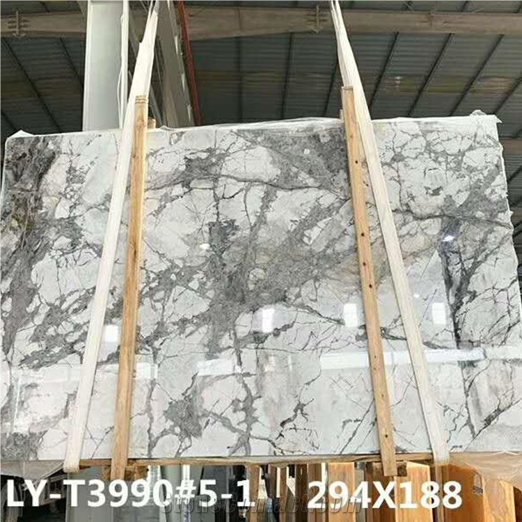 Invisible Grey Marble Natural Marble with Veins