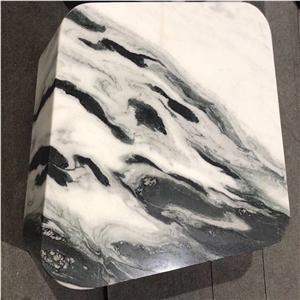 Polished Panda White Marble