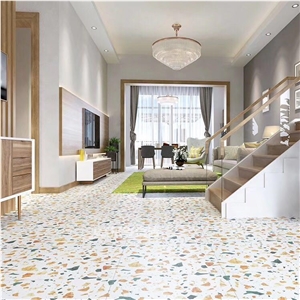 Polishing Indoor Terrazzo Flooring Tile Size