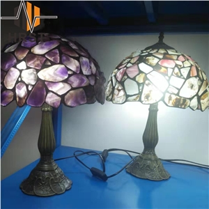 Tiffany Table Lamp Agate Indoor Decorative Lights