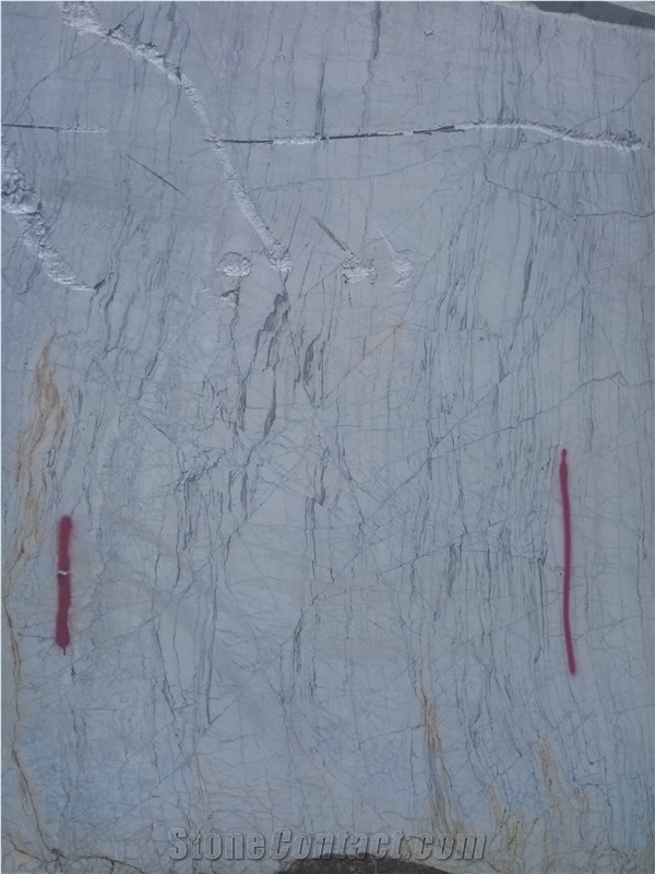 Azna Crystal White Marble Blocks from Iran Quarry
