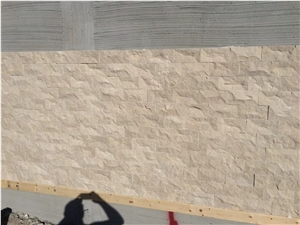 Gohara Beige Limestone Split Face Corner Wall Stone