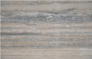 Light Silver Travertine Wall Tile French Pattern