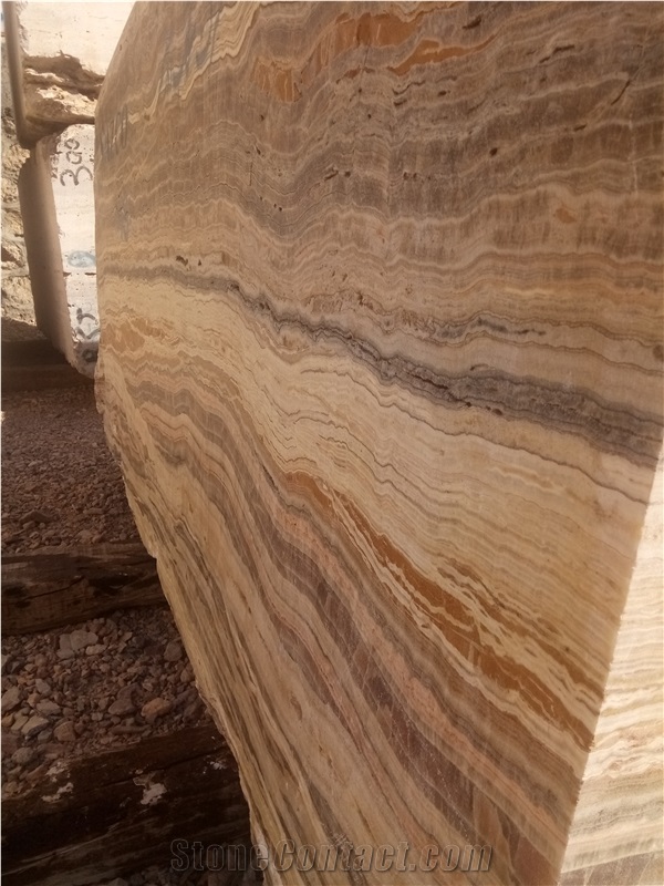 Rainbow Onyx Blocks,Alabaster Quarry