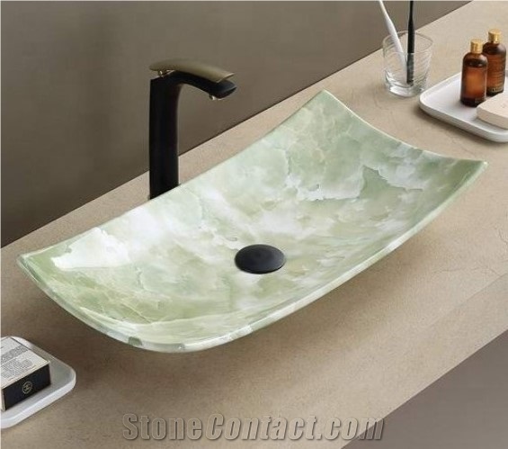 China Luxury Stone Bathroom Sinks for Hotel