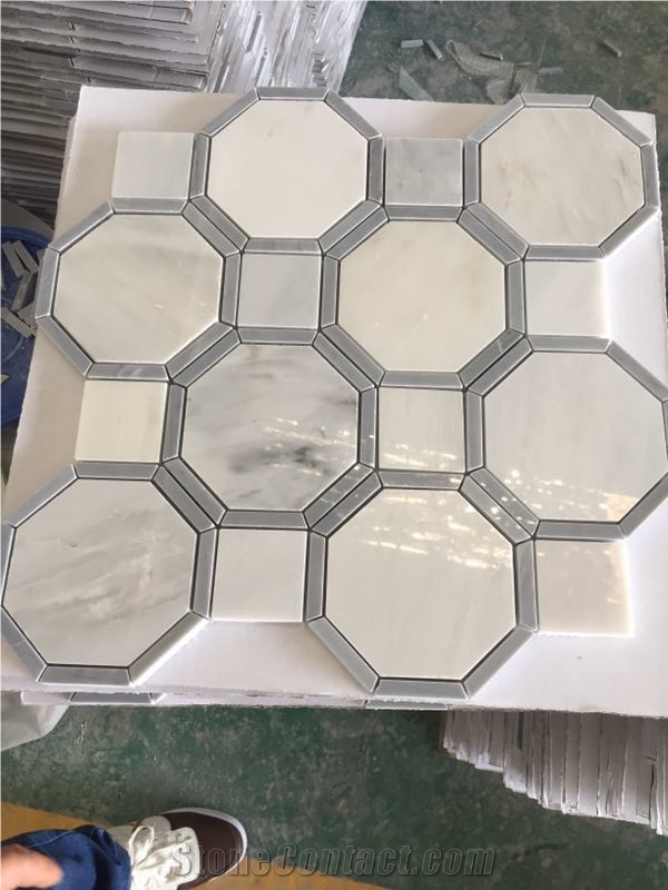 Natural Stone Mosaic Tile for Kitchen Floor
