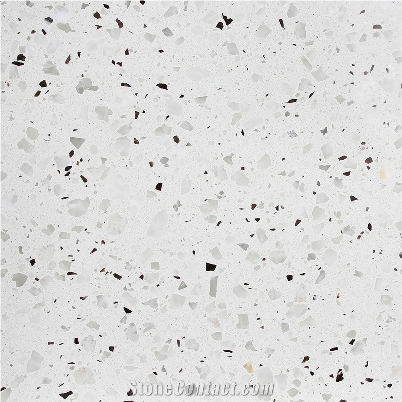 New White Cement Terrazzo Floor Tile&Slabs