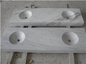 White Marble Countertop for Kitchen