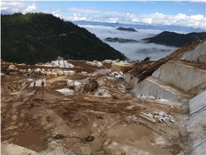 New Bianco Ariston Marble Block from Myanmar Quarry