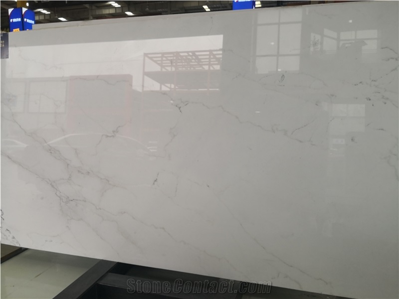 Colorado Lincoln White Marble with Gold Vein Slab