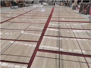 Travertino Romano Argento Floor Tiles Supplier