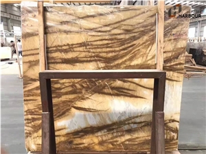 Champagne Gold Marble Slab