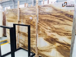 Champagne Gold Marble Slab