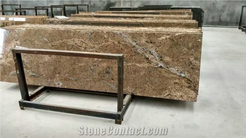 Africa Gold Granite for Flooring Installation Tile