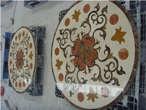 Chinese Marble Stone Waterjet Medallion for Floor