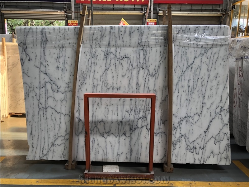 Crystal Snow White Marble Slab, Inner Materials