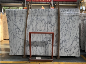 Crystal Snow White Marble Slab, Inner Materials
