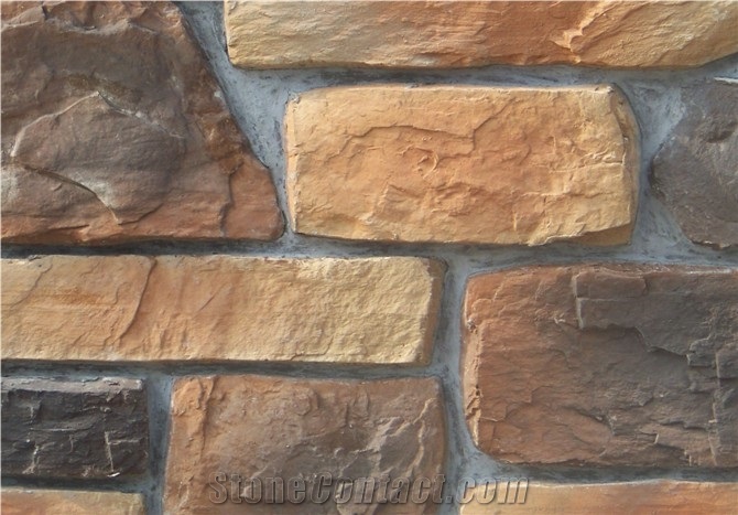Flexible Stone Veneer Wpc-06 Feature Wall