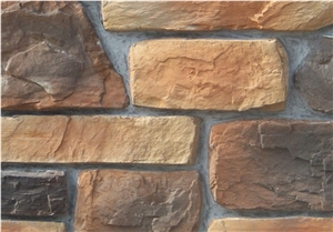 Flexible Stone Veneer Wpc-06 Feature Wall