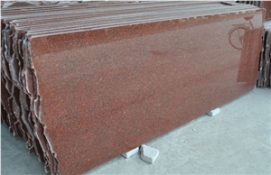 Imported Indian Red Granite Polished Slabs
