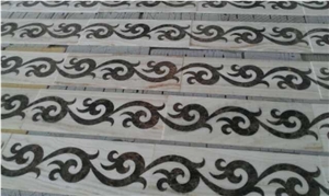 Natural China Multicolor Marble Floor Medallions